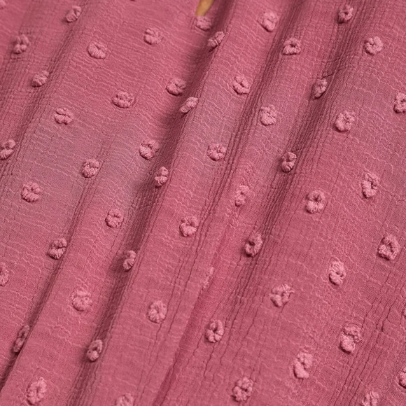 Lulus Only the Sweetest Mauve Purple Swiss Dot
Halter Jumpsuit NWT Size SMALL! - Picture 4 of 4